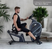 دراجة تمارين مغناطيسي مع مسند ظهر متحرك
