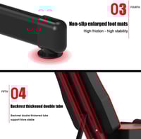 مقعد تمارين بنش رياضي مع حبال مقاومة