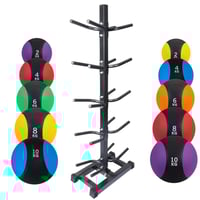 حامل كرات + 10 كرات 5 طبية و 5 حائط