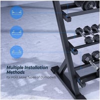 طقم أثقال 16 دمبل سداسي + حامل دمبل