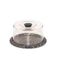 صحن كيك بلاستيك صغير