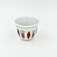 فنجال تراثي الدمعه - احمر