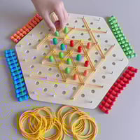 لعبة تحدي تشكيل المثلثات