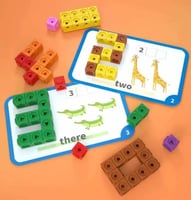 لعبة مكعبات الرياضيات والحساب