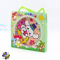 لوحة الماس للاطفال بشكل ساعة