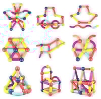 لعبة الاعمدة المغناطيسية 46 قطعة