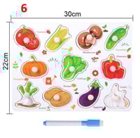 بزل خشبي بمقبض