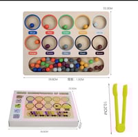 لعبة تعلم و فرز الالوان بالملقط