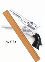 مسدس كاوبوي معدني لعبة للأطفال مع كاتم صوت - تصميم...