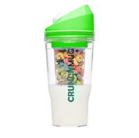 كوب إفطار TIKNAL CrunchMug محمول – كرانش كب للحبوب...