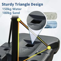 ستاند كرة السلة الاحترافي بارتفاع قابل للتعديل مع...