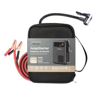 محطة طوارئ متكاملة للسيارة باور بانك وضاغط هواء JE...