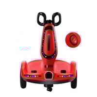 سكوتر كهربائي للأطفال 4 عجلات بدوران 360 درجة وأضو...