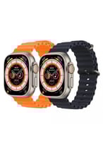 ساعة الترا الذكية تيتانيوم GPS - مكالمات بلوتوث, ك...