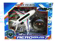 طائرة A380 للأطفال مع ريموت كنترول - لعبة طيران مم...