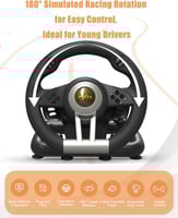 PXN V3 Pro Racing Wheel with Pedals - عجلة سباق PX...