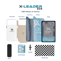 بكج حماية ايفون 17 متكامل 6 في 1 من X-LEADER ECO:...