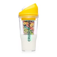 كوب إفطار TIKNAL CrunchMug محمول – كرانش كب للحبوب...