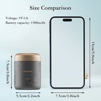 مبخرة ذكية محمولة من جيبل – شحن USB-C ببطارية 1500...