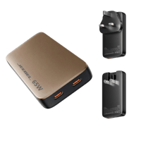 شاحن جيبل GaN 65W الرفيع فائق السرعة – تصميم أنيق...