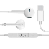 Jeebel Type-C Wired Earphones with Mic - سماعة جيب...