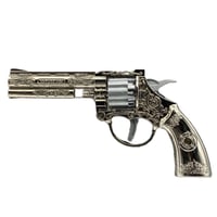 مسدس كاوبوي معدني لعبة للأطفال مع كاتم صوت - تصميم...