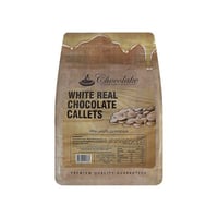 شوكوليك شوكولاتة كوفرتور أقراص بيضاء 42% 1 كجم