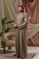 ثوب شتوي رجالي سحاب اليد سادة