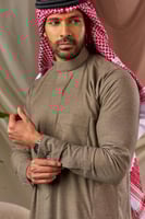 ثوب شتوي رجالي سحاب كبك