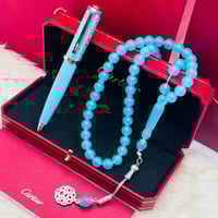 طقم سبحه مع قلم كارتير