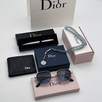 طقم ديور ( محفظه وقلم ونظارة + هدية سبحه )