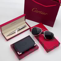 طقم كارتير نظاره ومحفظه وقلم