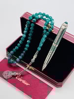 طقم سبحه مع قلم كارتير