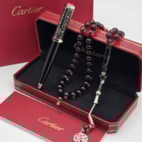 طقم سبحه مع قلم كارتير