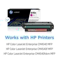 حبر طابعة أحمر HP 646A CF033A الاصلي