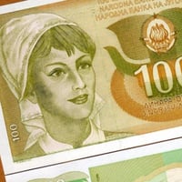 يوغوسلافيا فئة 100 دينار أنسر