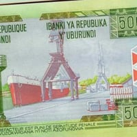 بوروندي فئة 5000 فرنك أنسر إصدار قديم