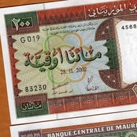 موريتانيا فئة 200 أوقية أنسر (إصدار قديم)