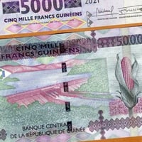 غينيا فئة 5000 فرنك أنسر