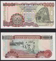 غانا فئة 1000 سيدي أنسر اصدار قديم