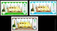 طابع توسعة المسجد النبوي الشريف-1987م -إصدار كامل