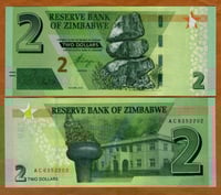 زيمبابوي فئة 2 دولار أنسر