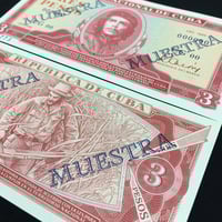 كوبا (تشي جيفارا) فئة 3 بيسو أنسر (نموذج) إصدار قد...