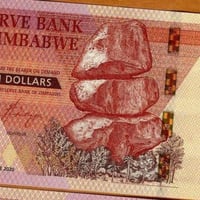 زيمبابوي فئة 10 دولار أنسر