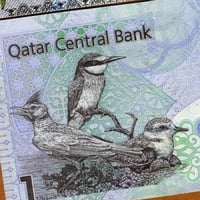 قطر فئة 1 ريال أنسر ( اصدار قديم)