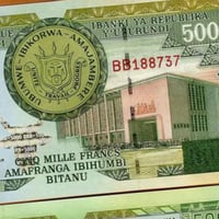بوروندي فئة 5000 فرنك أنسر إصدار قديم