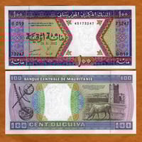موريتانيا فئة 100+200+500 أوقية أنسر (إصدار قديم)