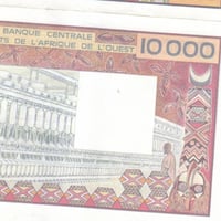 ساحل العاج فئة 10000 فرنك غرب أفريقيا اباوت انسر ا...