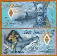 جزر كوك فئة 3 دولار أنسر (بوليمر)