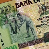 اوغندا فئة 1000 شلن أنسر إصدار قديم
